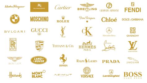 famous brands logo bags gucci etc